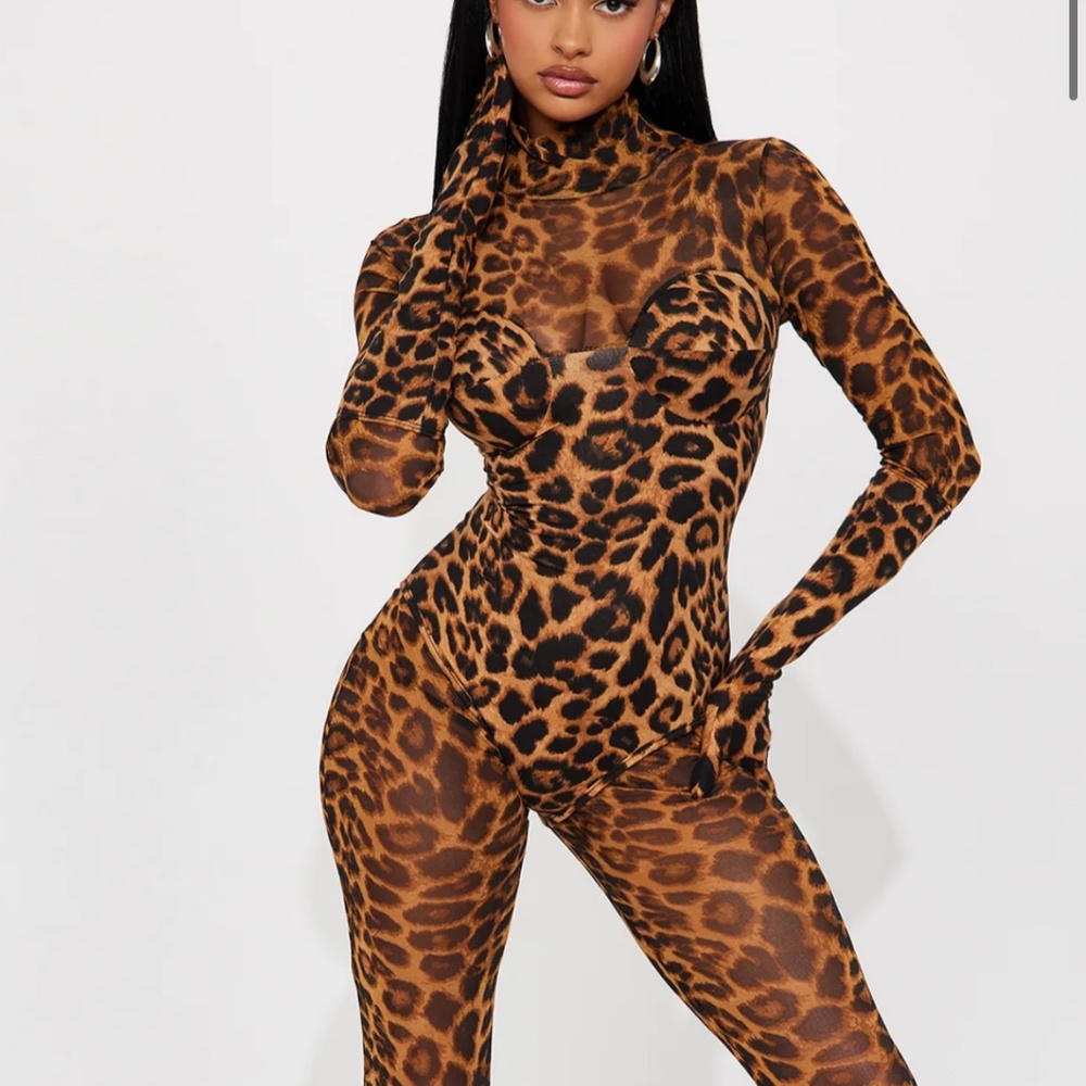 Cheetah jumpsuit